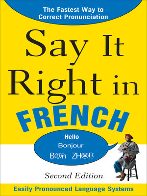 cover image of Say It Right in French
